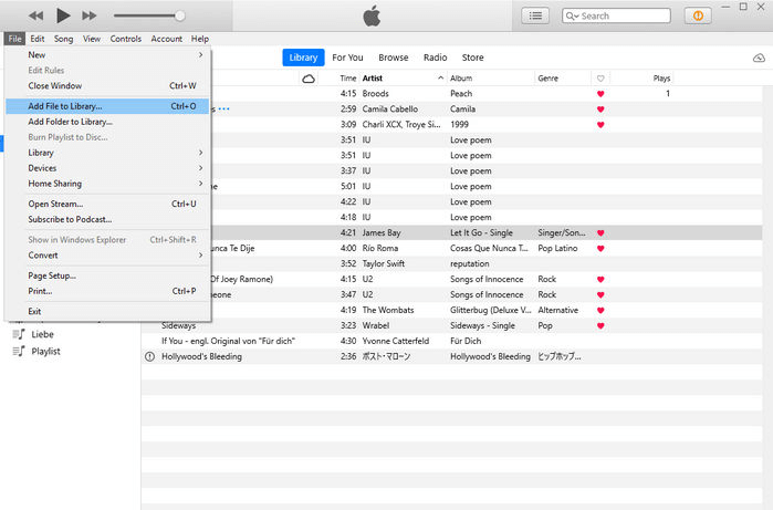 Launch iTunes To Add File To Library