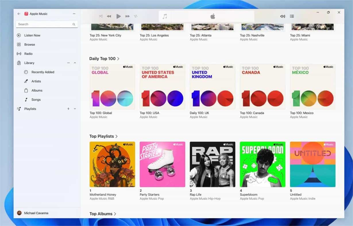 Apple Music On Windows