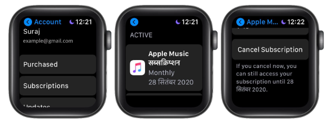 Cancel Your Apple Music Subscription On Your Apple Watch