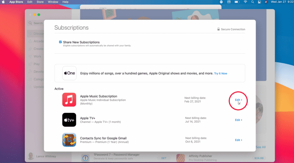 Check Subscription On Mac