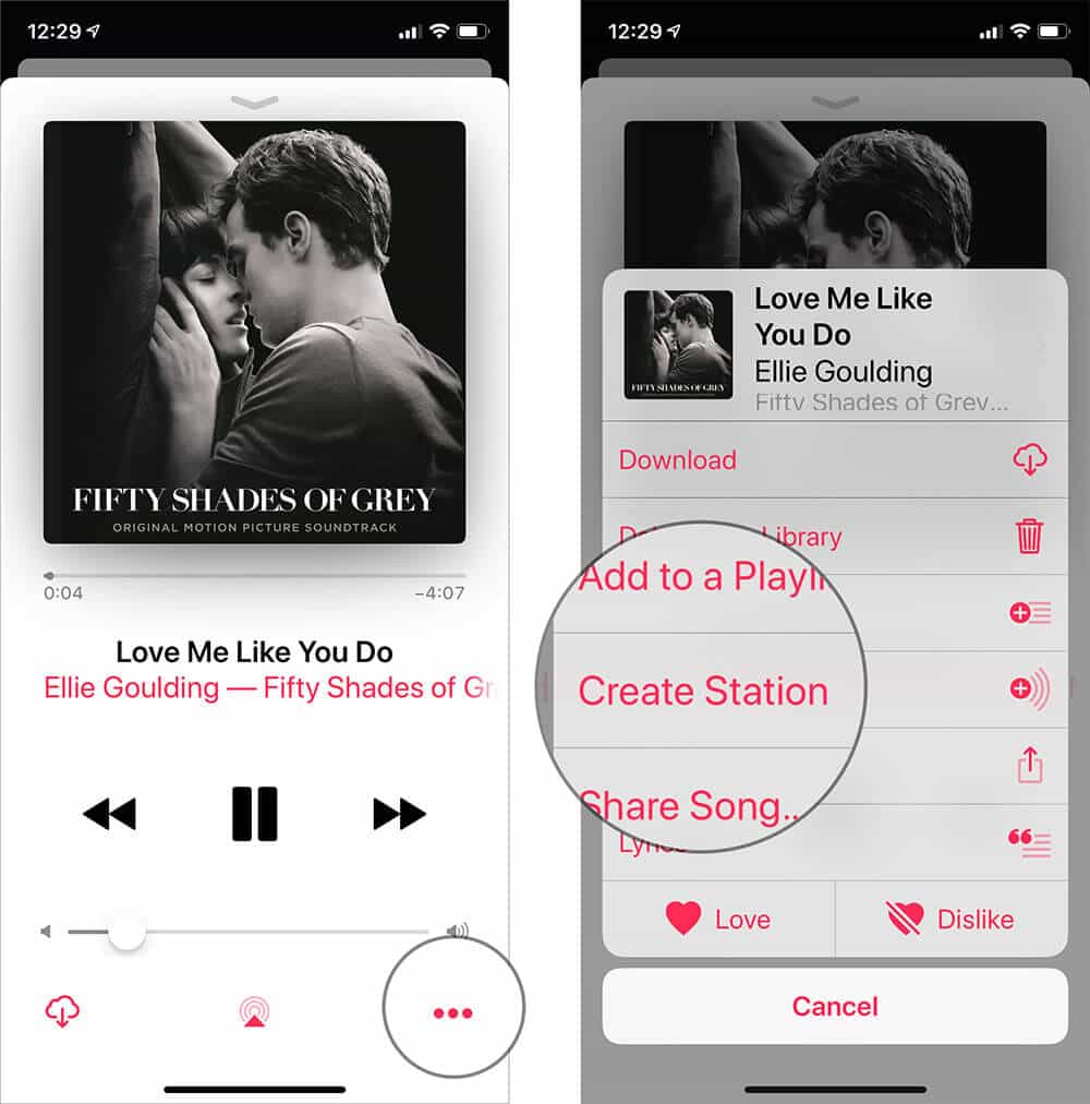 Create Station Using Your iPhone