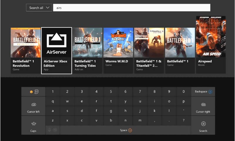 Install Airserver On Xbox One