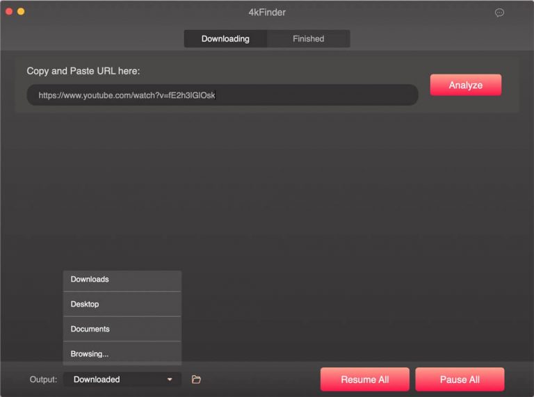 Download YouTube Music 4kFinder