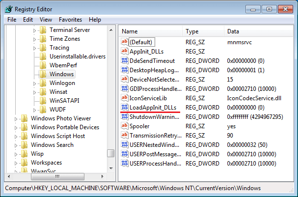 Alter The Registry Value