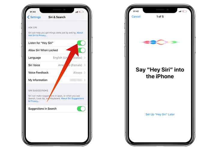 Start Enabling Siri