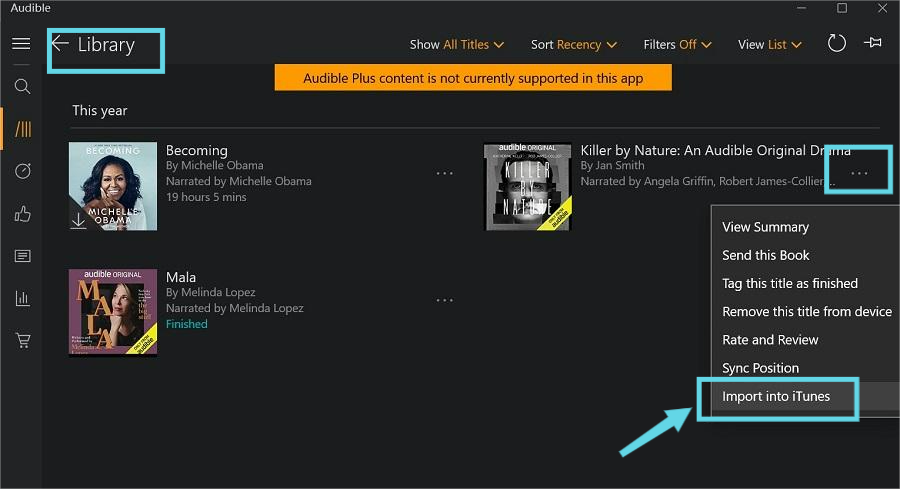 Import Audiobooks To iTunes