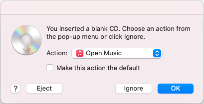 Insert A Blank CD Disc