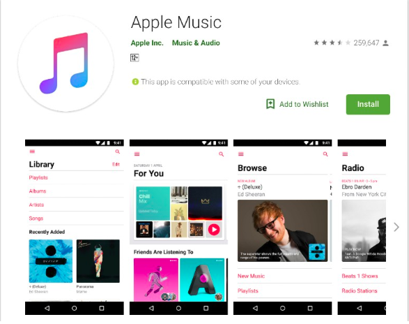 Play Apple Music on Chromebook