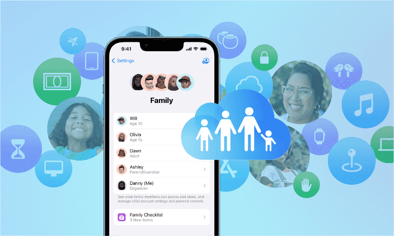 iCloud Family Sharing