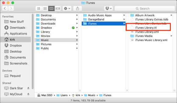 Delete Songs Via Finder