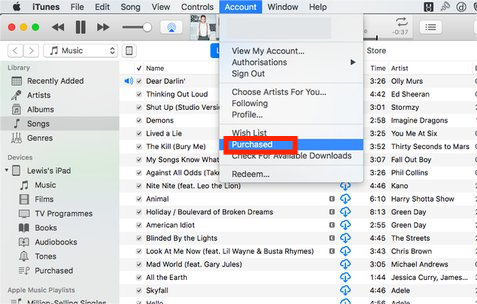 通过 iTunes 将购买的音乐从 Apple Music 下载到计算机
