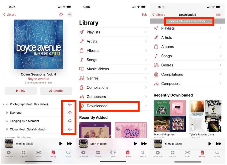 How To Make Song Available Offline Using Your iOS