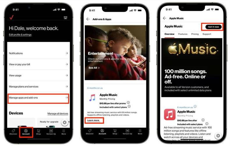 Free Apple Music With Verizon