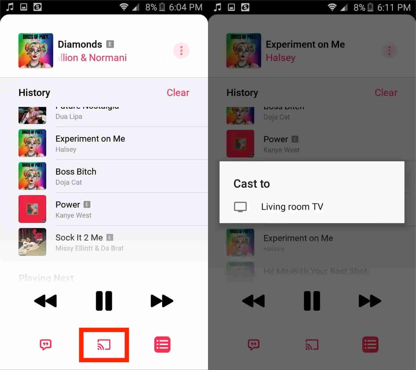 Cast Apple Music On Android