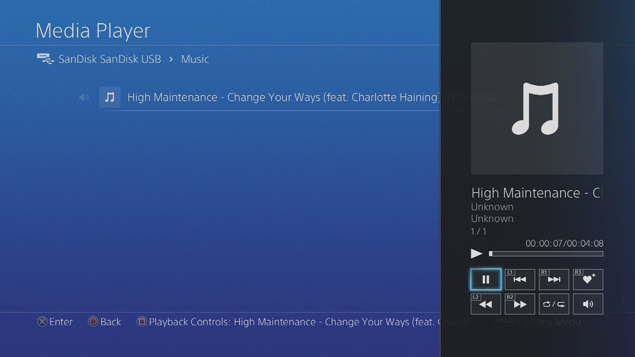 Put Music On PS4