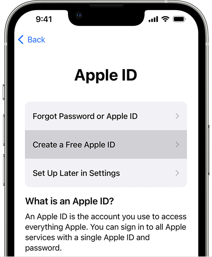 Sign-in-iPhone-id