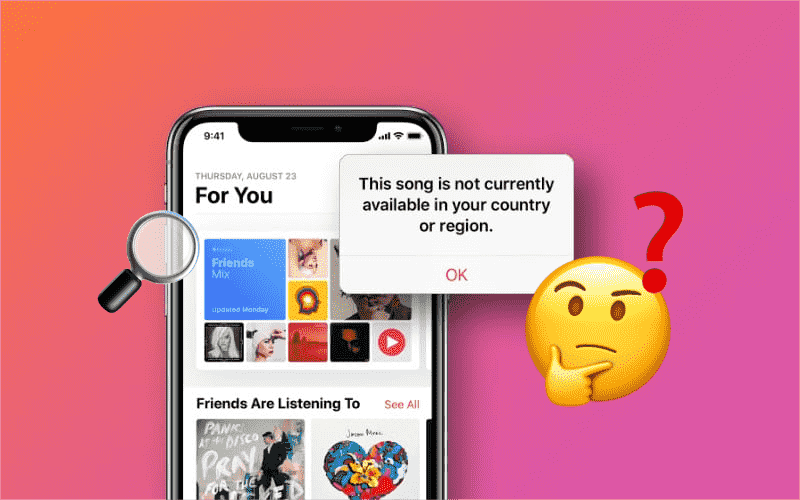 This Song Is Not Currently Available In Your Country Error