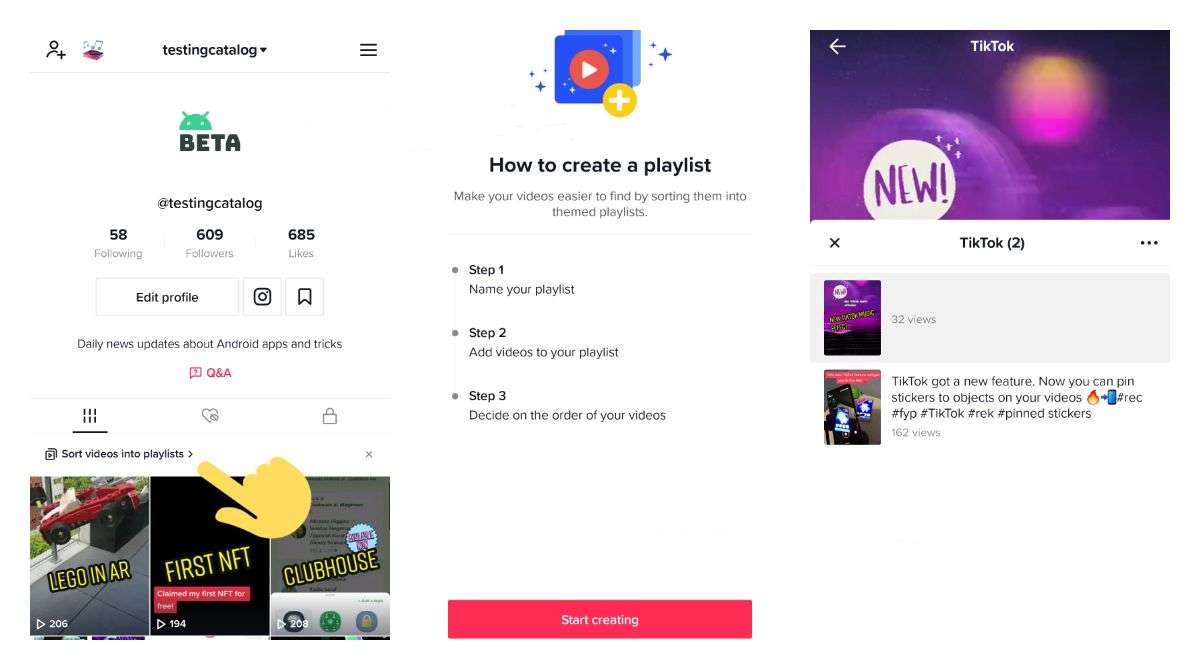 Sort Videos Into Playlists