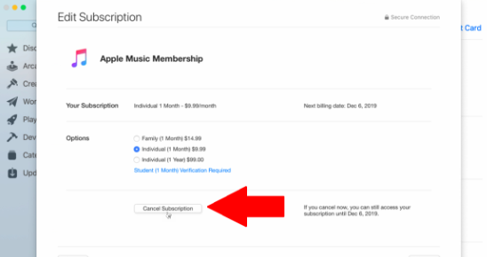 Stop Your Apple Music Subscription On Your Mac Computer