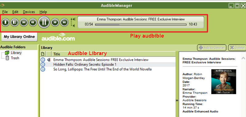 Audible Manager