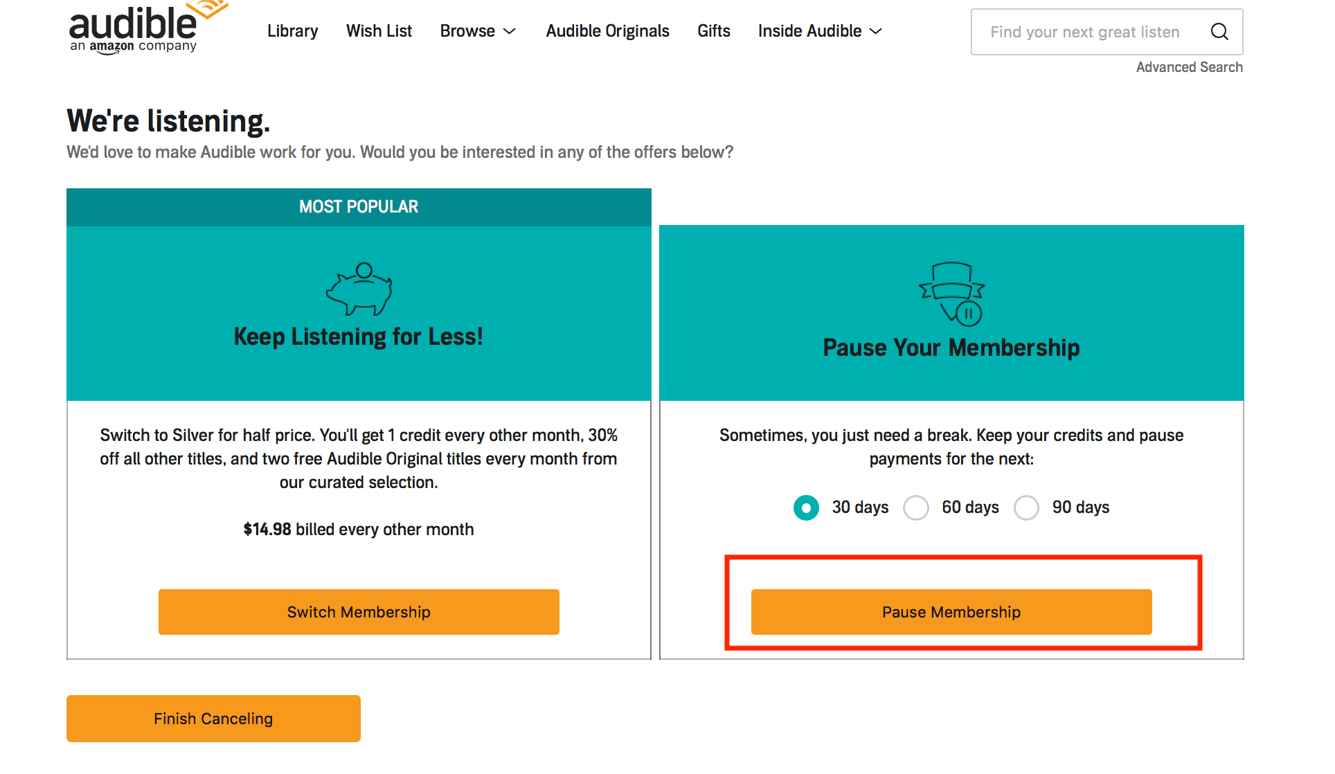 Keep listening. How to Cancel Audible membership. Audible перевод. Step 2 choose your membership Type. How to Return a book on Audible.