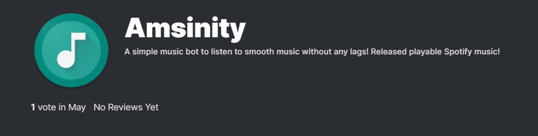 Amsinity-A Spotify Discord