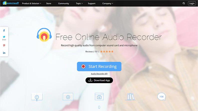 Apowersoft Online Audio Recorder