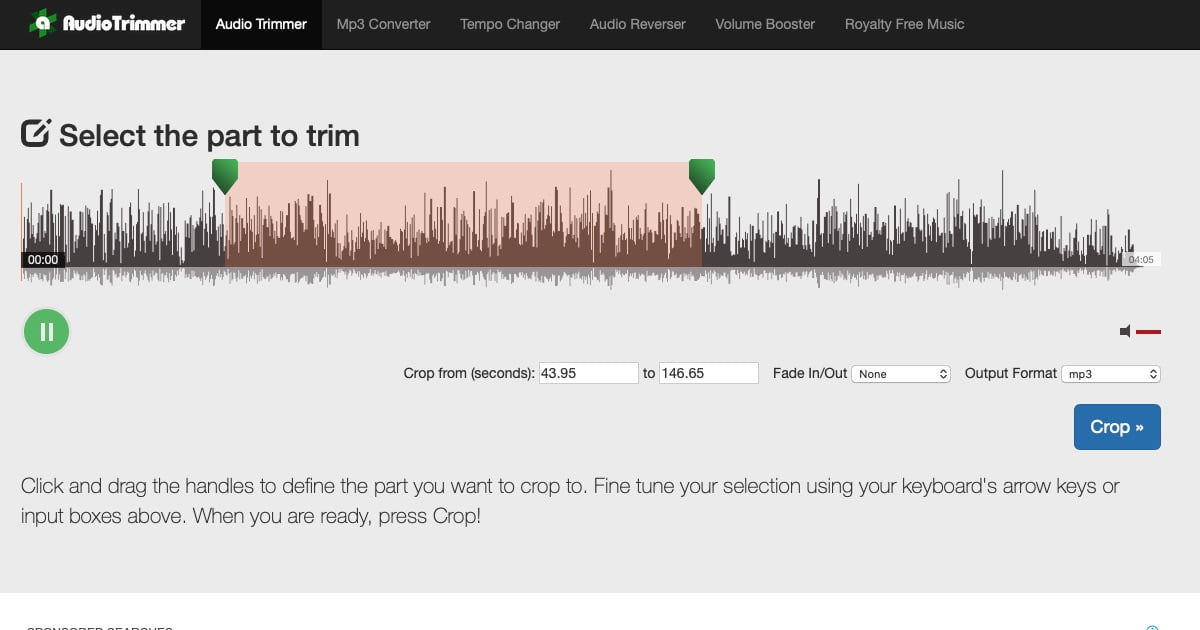 Audio Trimmer Crop Music