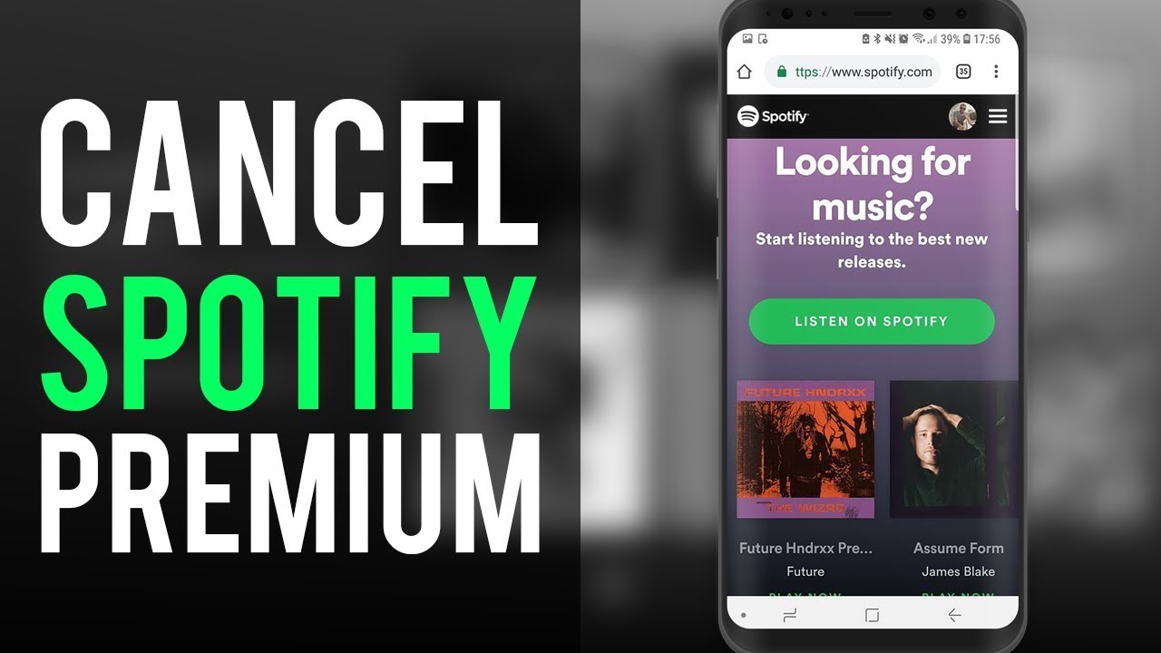 Cancel Spotify Premium