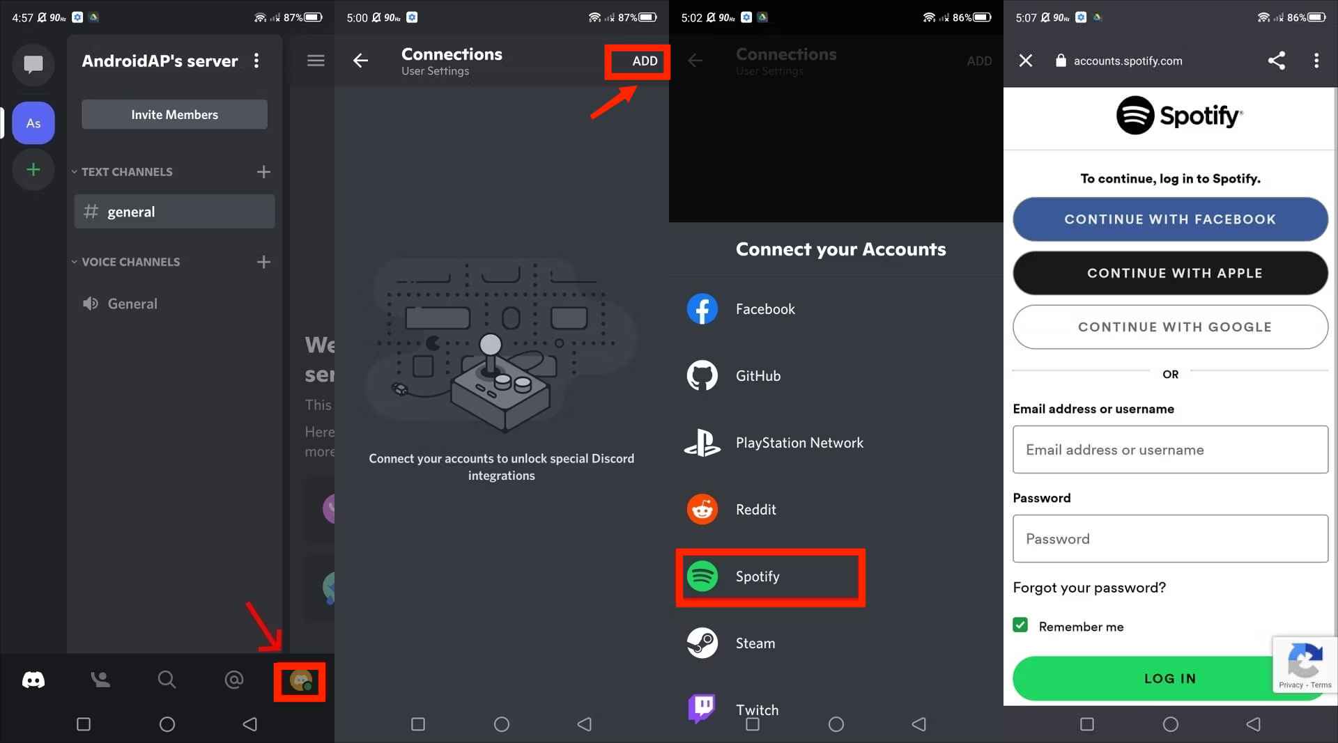 Connect Spotify To Discord On Phone