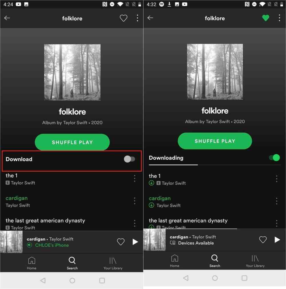 Download Spotify Music On Mobile