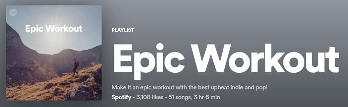 Epic Workout Playlist On Spotify 