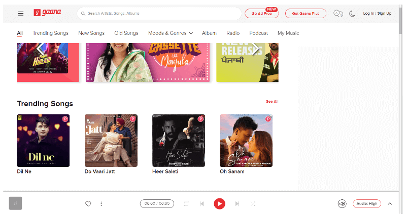 Gaana Music Service