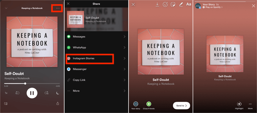 How To Share Spotify To Instagram Story