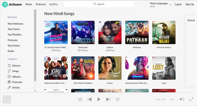 Jiosaavn Indian Online Music Service