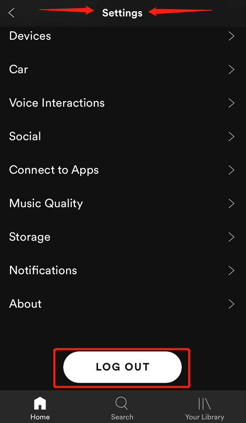 how to log out of spotify on all devices