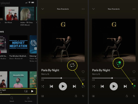 Put A Song On Loop On Spotify Using The Mobile App