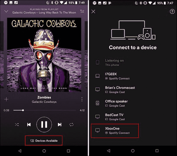Play Spotify On Xbox From Phone
