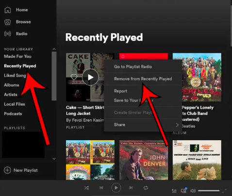 Resetting Spotify Listening History on PCs