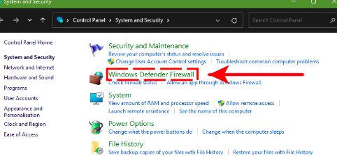 Review the Installed Antivirus Program as well as the Firewall