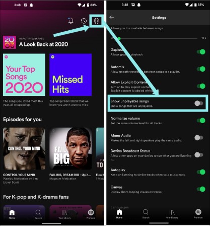 How to Hide and Unhide Songs on Spotify on Mobile/Desktop