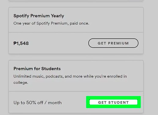 Sign Up for Spotify Premium for Students