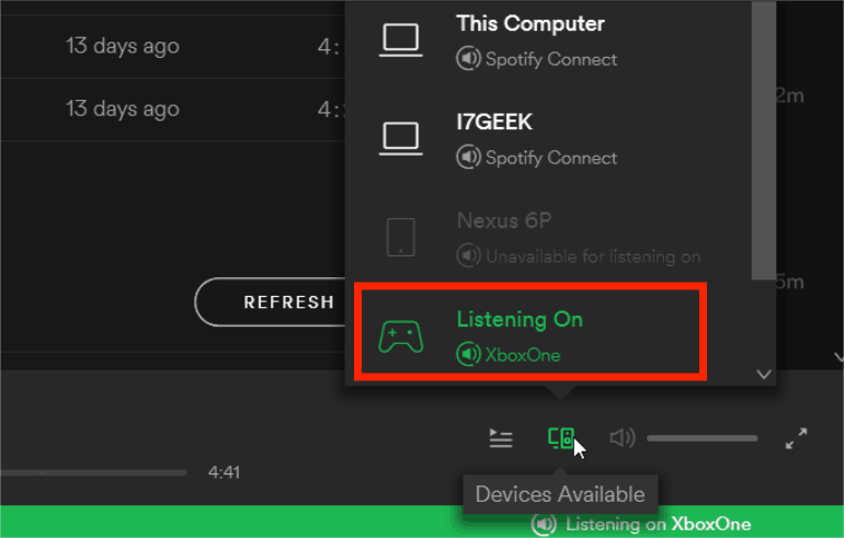 Play Spotify Music on Xbox One Using Spotify Connect