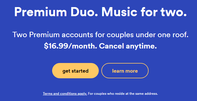 Spotify Duo Premium