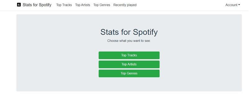 Use Stats For Spotify