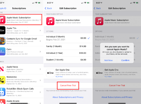 Stop Your Apple Music Subscription Using Your Android Device