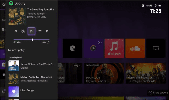 Streaming Spotify Songs on Xbox One