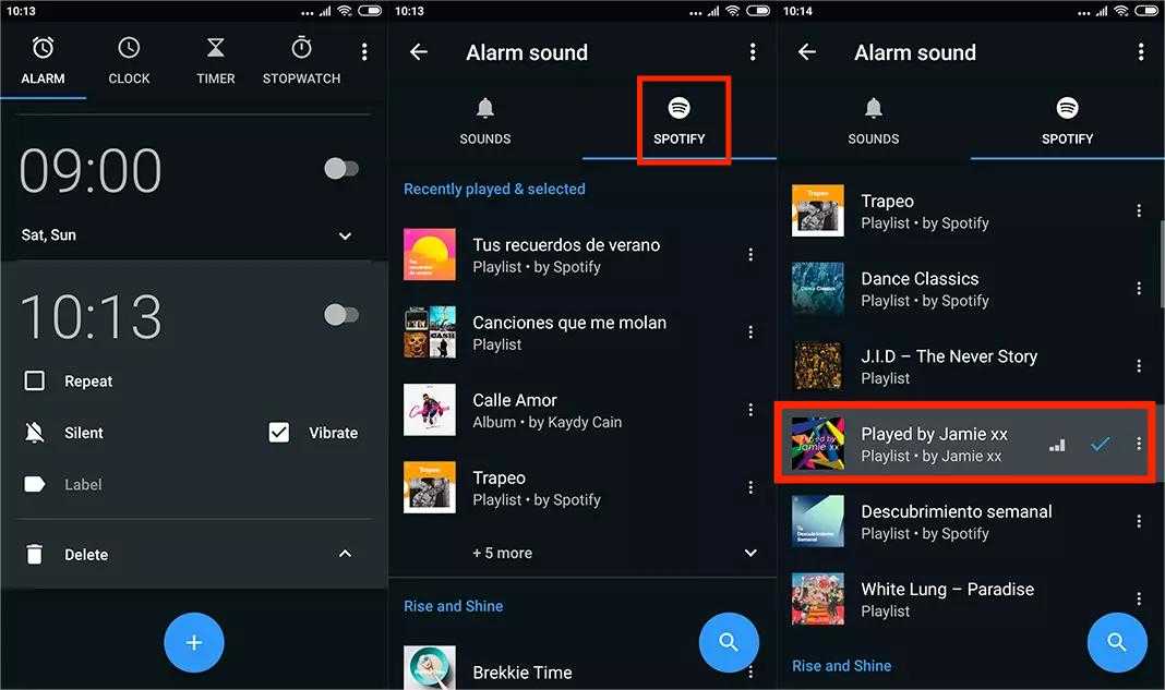 Use Google Clock To Set Spotify Alarm Clock