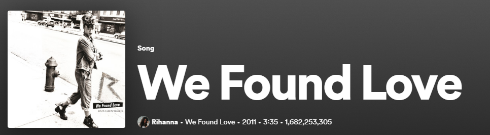 We Found Love