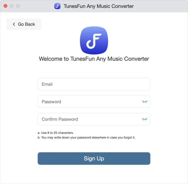 Activate TunesFun All-in-one Music Converter